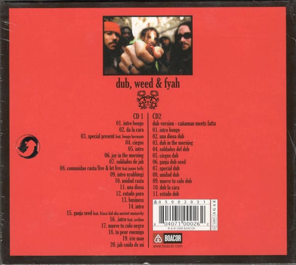 Canaman - Dub, weed & fyah (CD) – Image 2