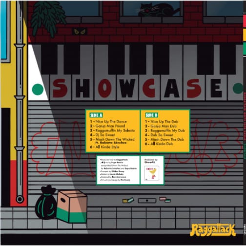 Raggattack meets Supa Bassie - Showcase (LP) – Image 2