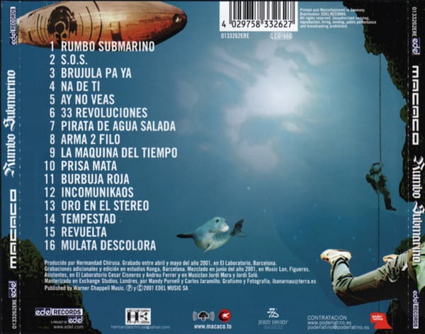 Macaco - Rumbo submarino (CD) – Image 2