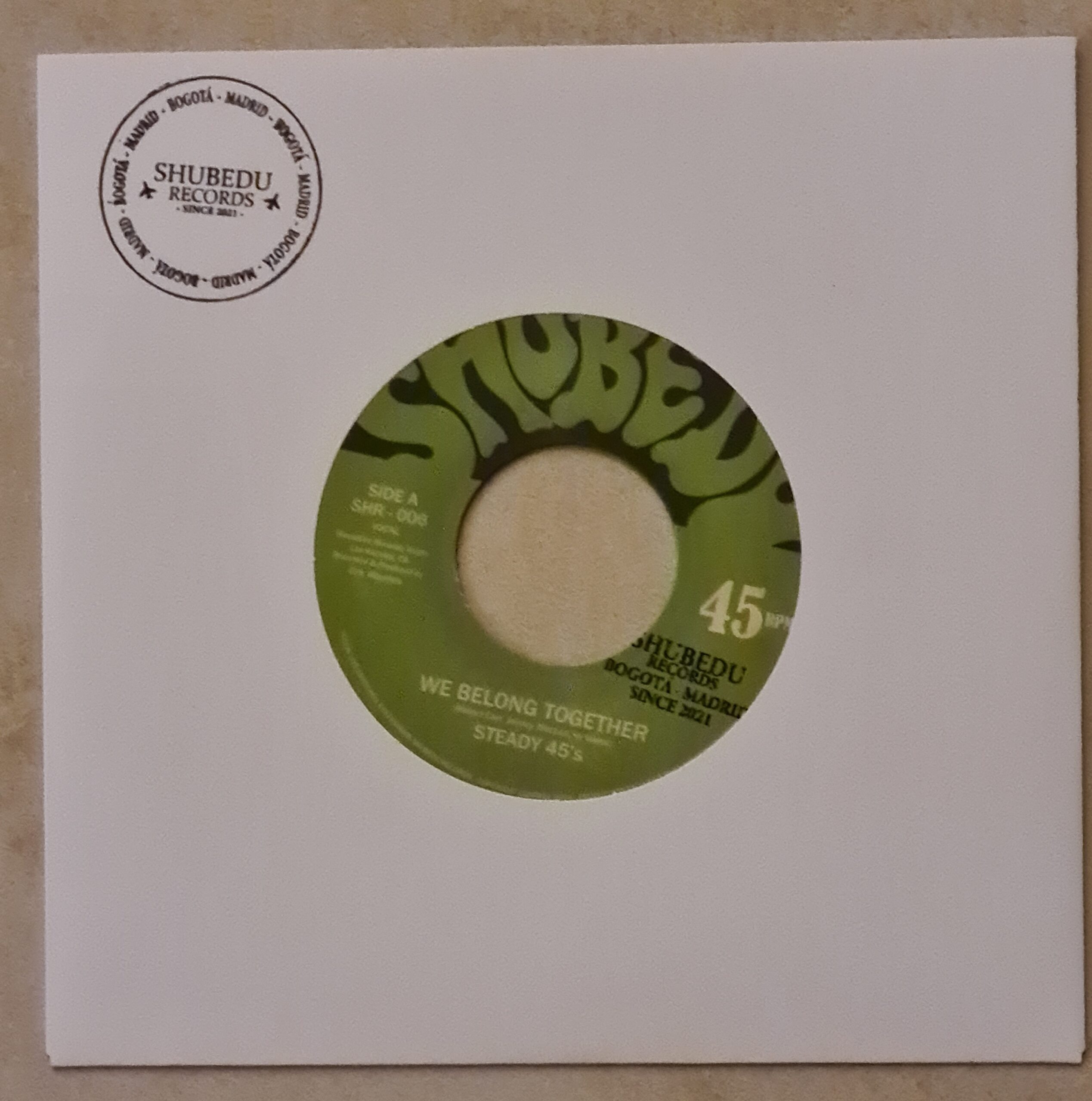 Steady 45's-We belong together/Jackie Mendez-A fool ("7")