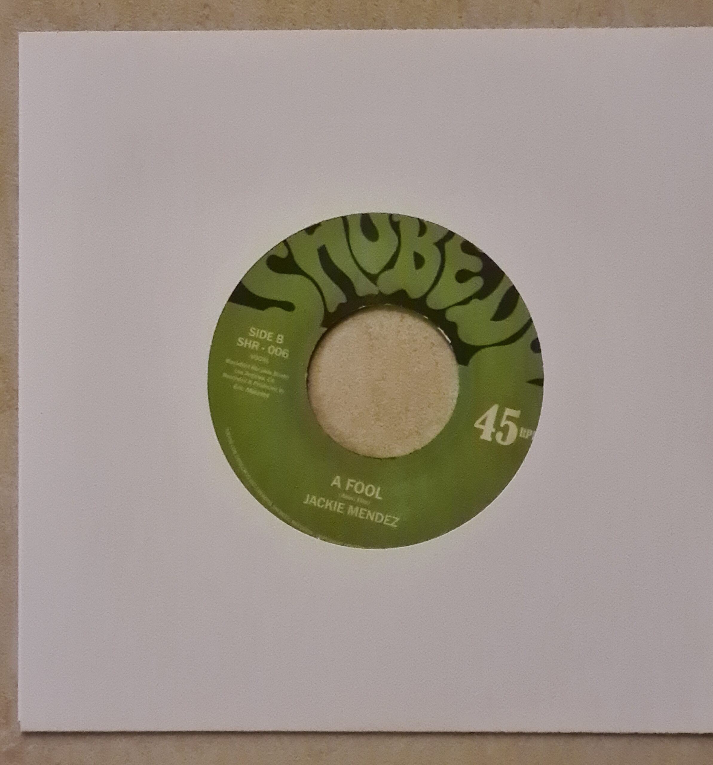 Steady 45's-We belong together/Jackie Mendez-A fool ("7") – Image 2