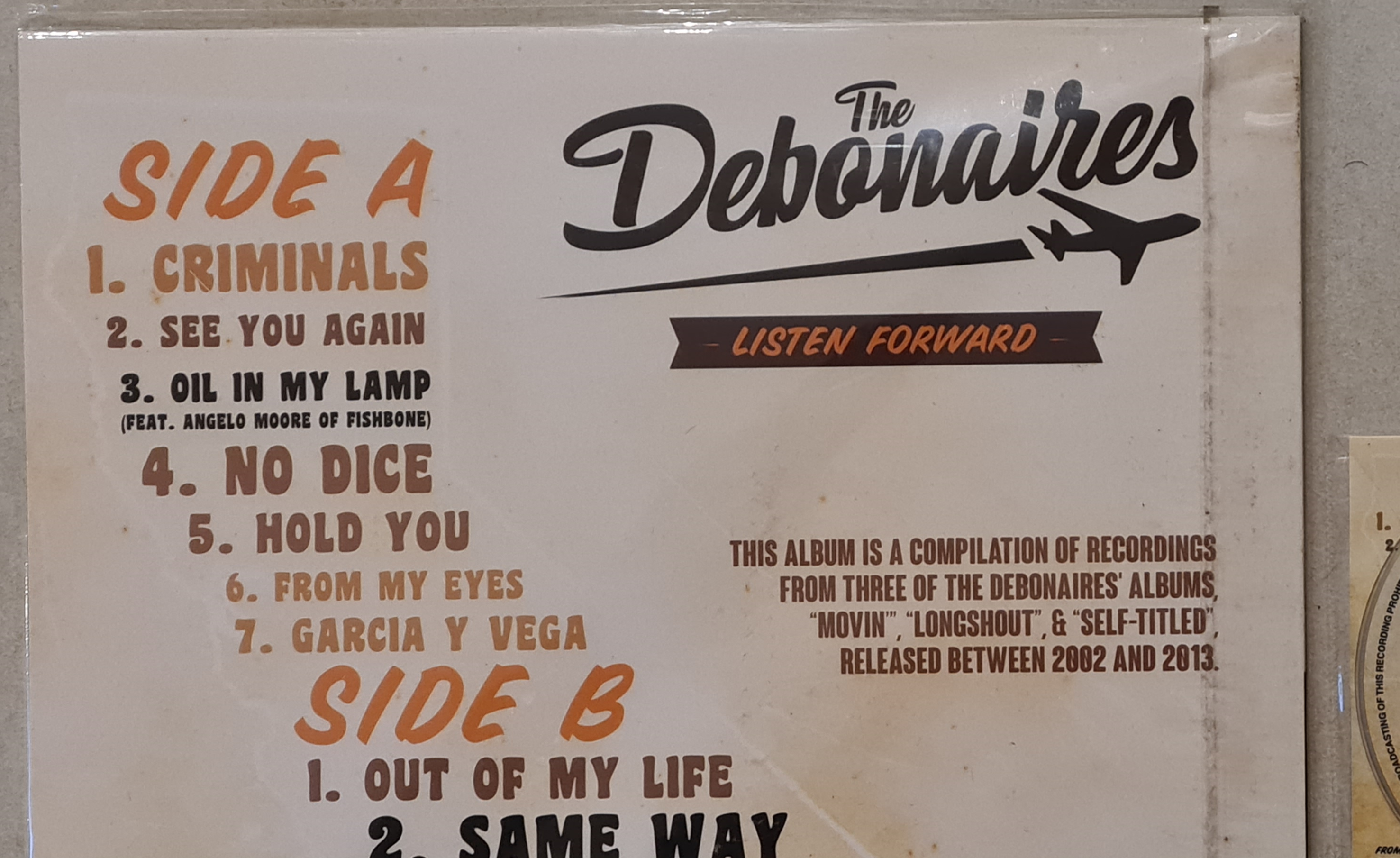The Debonaires-Listen forward (LP+CD) – Image 2