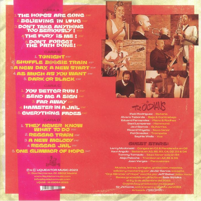 The Oldians feat Saphie Wells-Soul'in Jamaica (2xLP) – Image 2