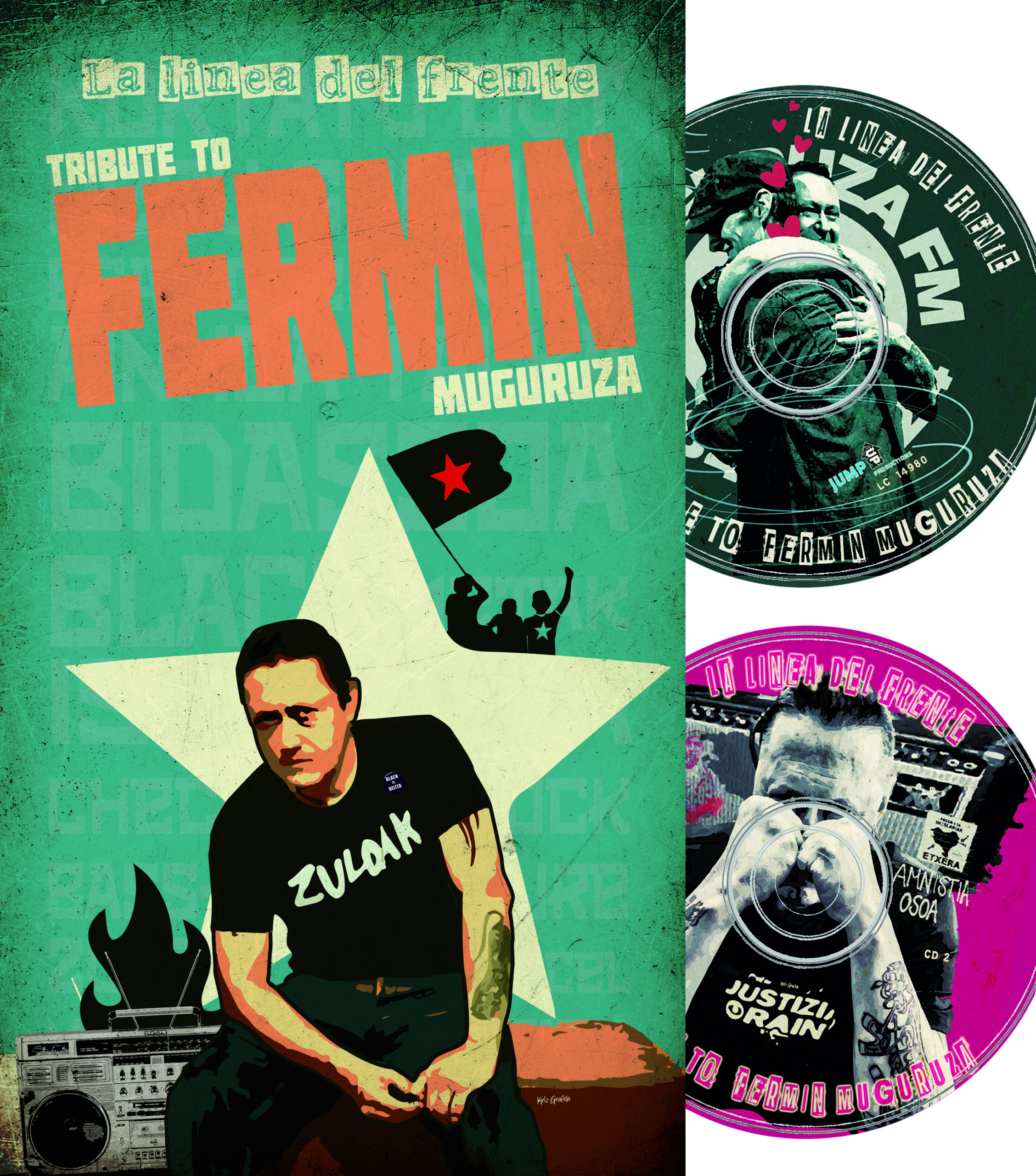 Various Artists - La linea del frente a tribute to Fermin Muguruza (2 Cds)