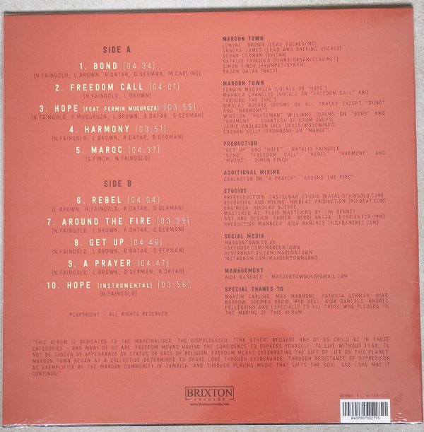 Maroon Town - Freedom Call (LP) – Image 2